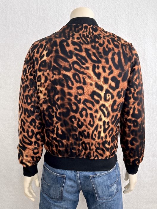 RARE ZARA Animal print quilted bomber jacket