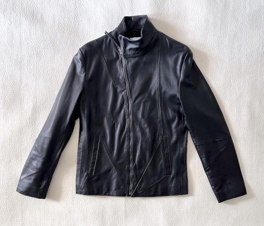 RARE ZARA Black Leather Jacket Special Edition