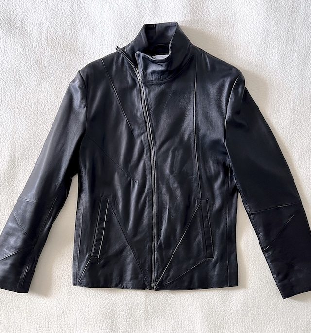 RARE ZARA Black Leather Jacket Special Edition