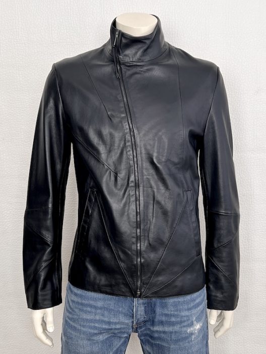 RARE ZARA Black Leather Jacket Special Edition