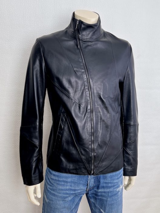 RARE ZARA Black Leather Jacket Special Edition