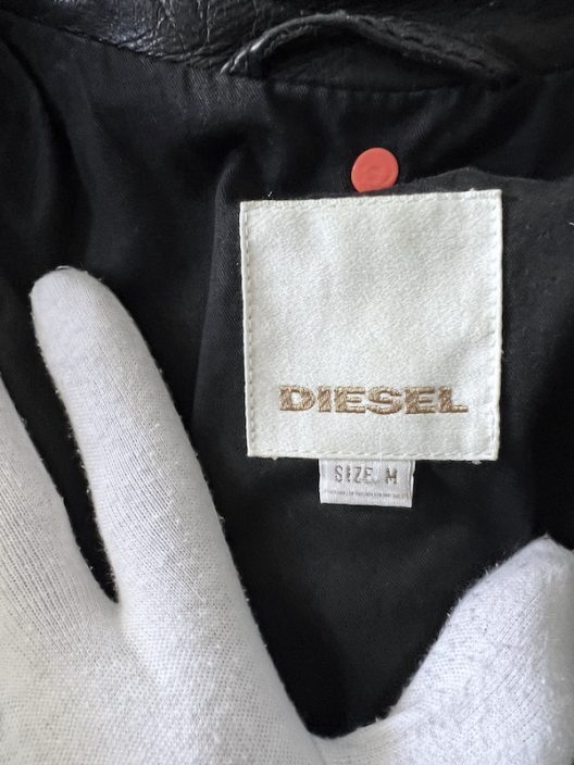 Diesel black label Biker Lambskin Leather Jacket