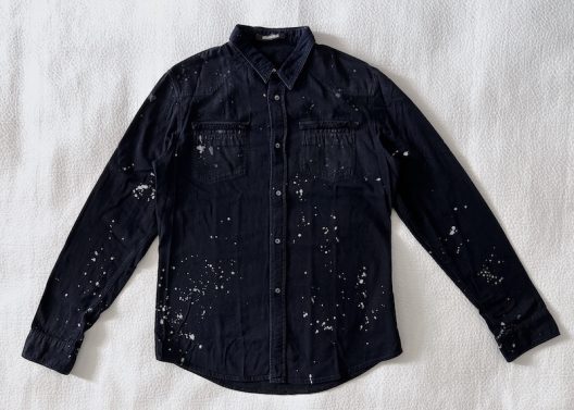 Roberto Cavalli Black Denim Shirt