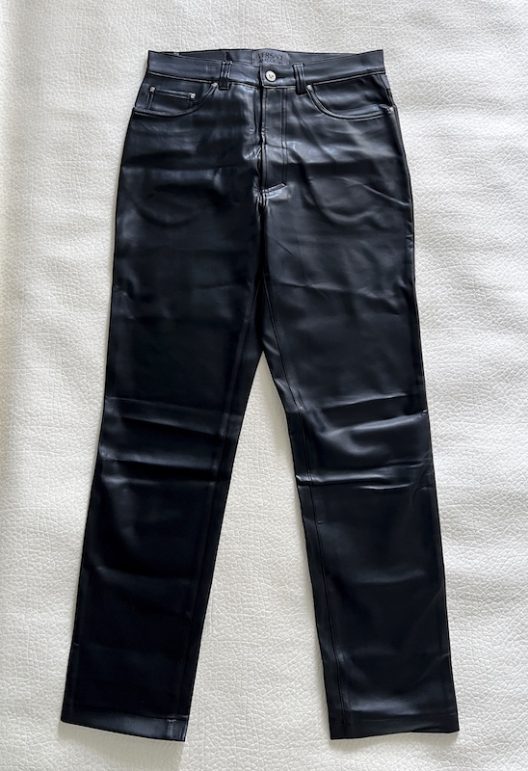 VTG Versace Jeans Couture Vegan leather jeans