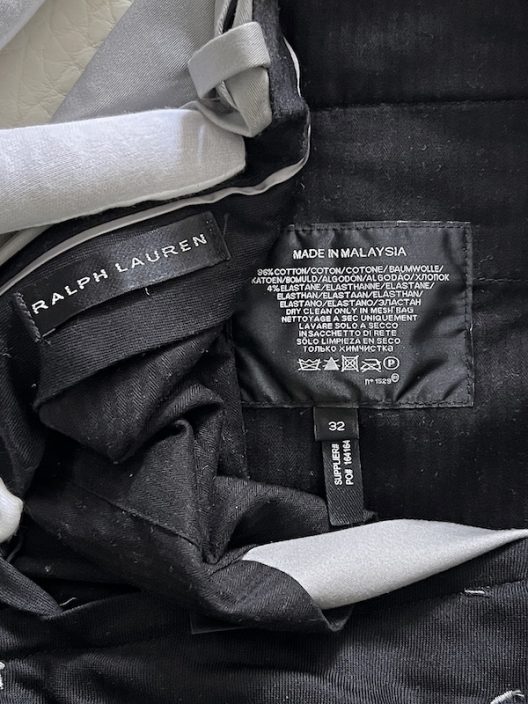 Ralph Lauren Black Label Cotton Pants