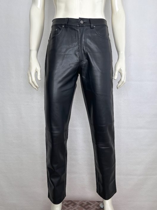 VTG Versace Jeans Couture Vegan leather jeans