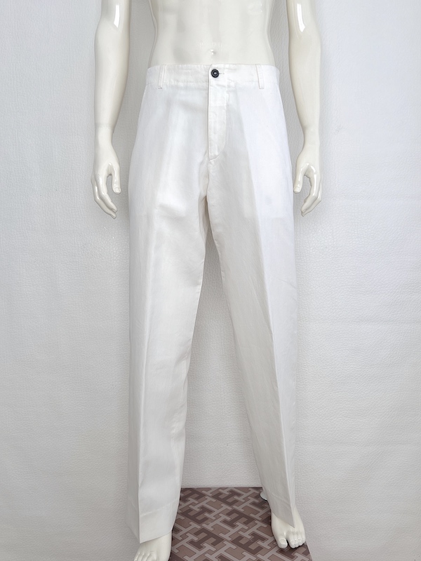 Giorgio Armani Off-white Wide-fit trousers