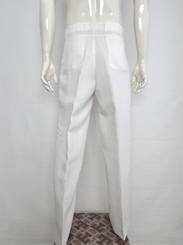 Giorgio Armani Off-white Wide-fit trousers