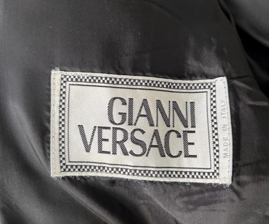 VTG Gianni Versace Black Leather Shirt F/W 92-93