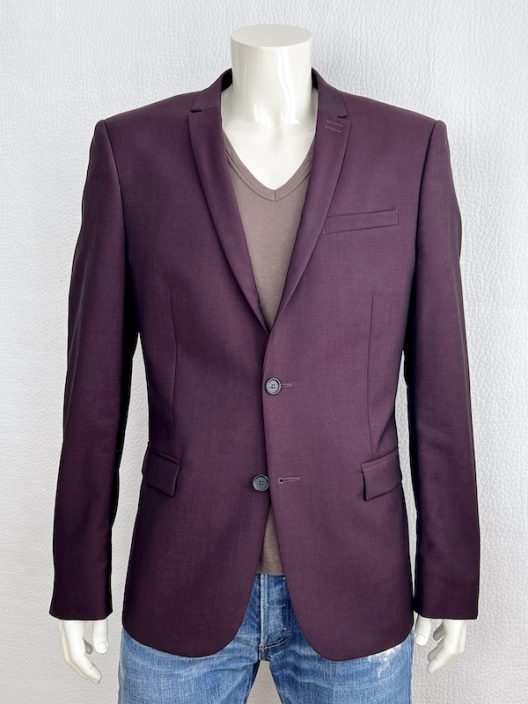 The Kooples Burgundy Wool Jacket