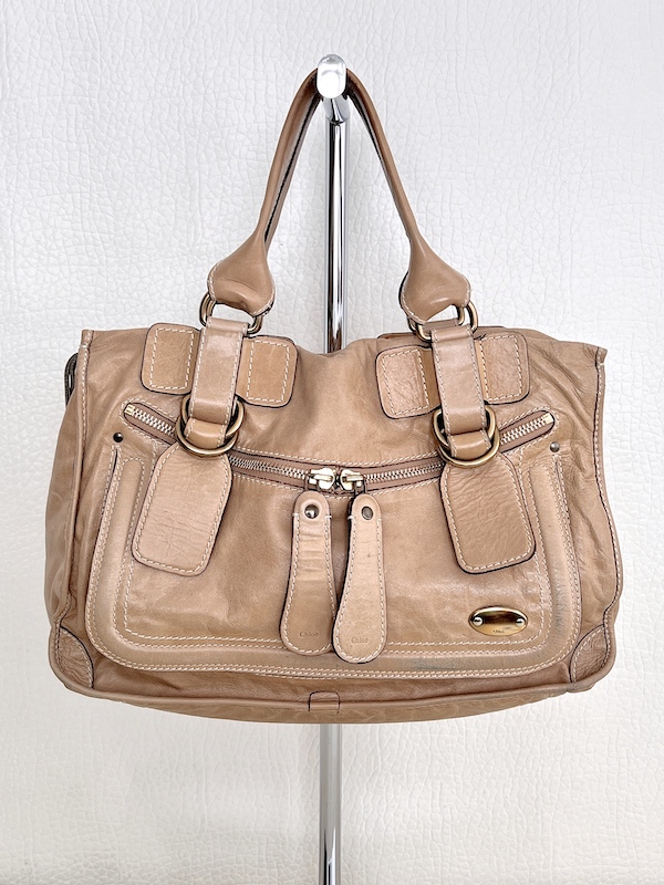 Chloe Bay Leather Cabas Bag