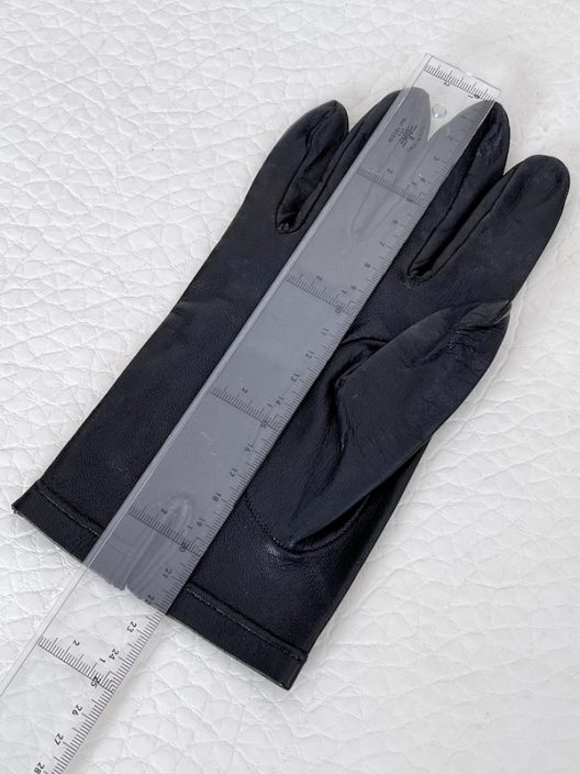 Sermoneta Black Nappa leather gloves