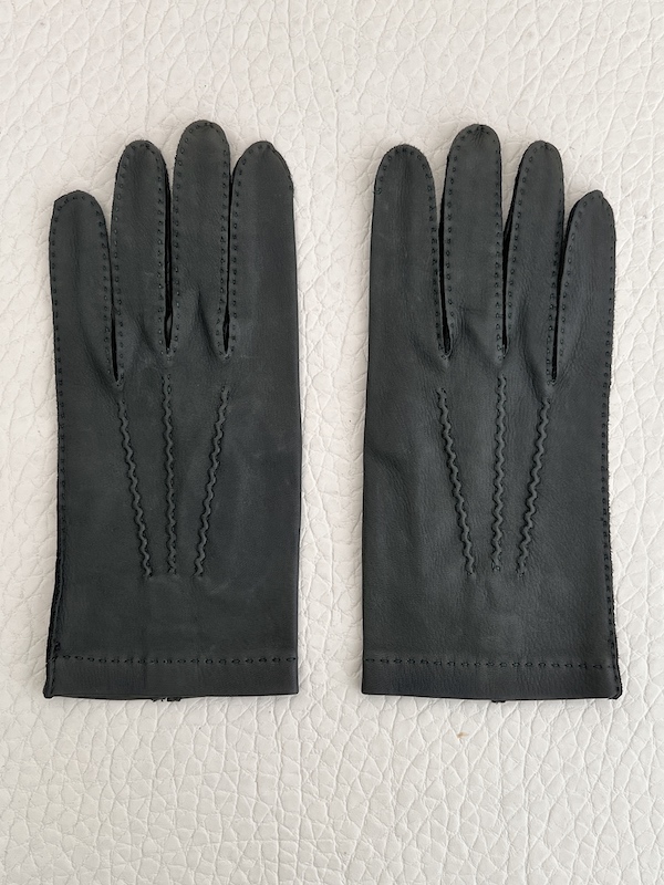 Sermoneta Dark Green Nappa leather gloves