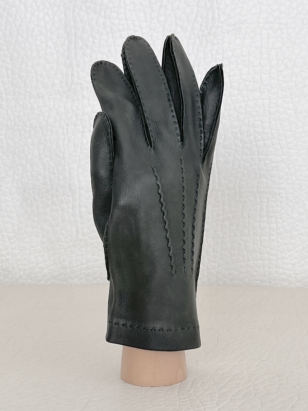 Sermoneta Dark Green Nappa leather gloves