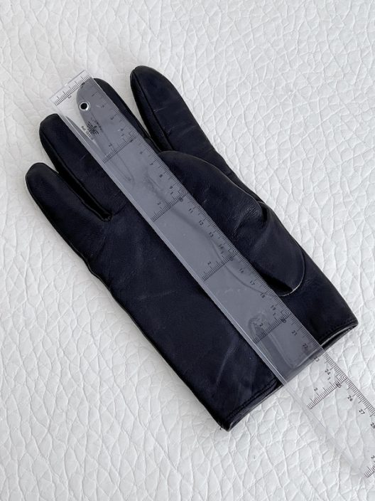 Emporio Armani Black Nappa leather gloves