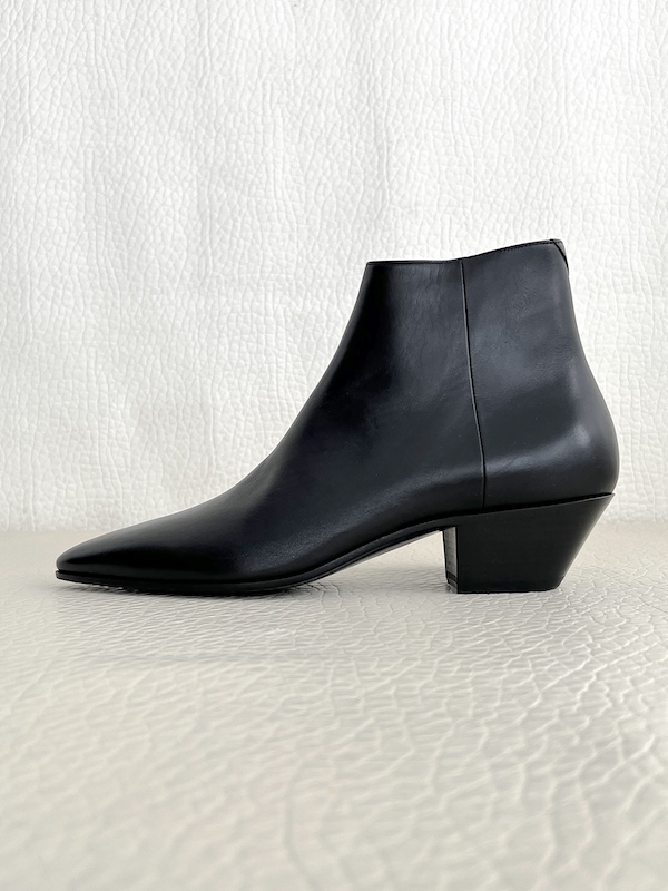 NWT YSL Saint Laurent JONAS 40 Black Leather Boots