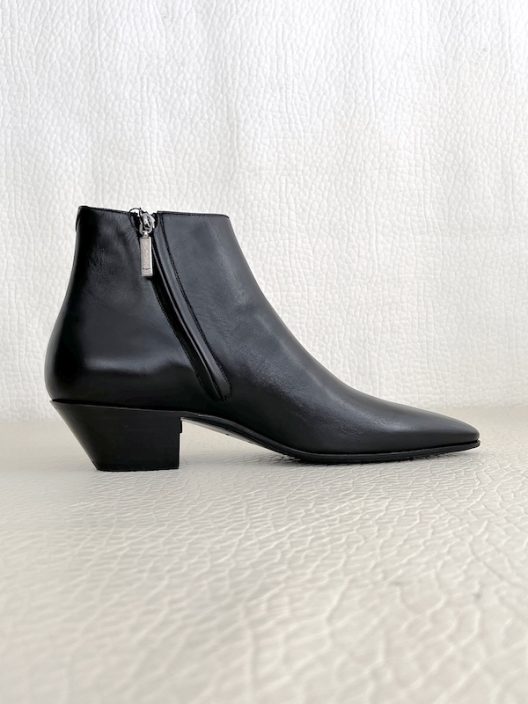 NWT YSL Saint Laurent JONAS 40 Black Leather Boots