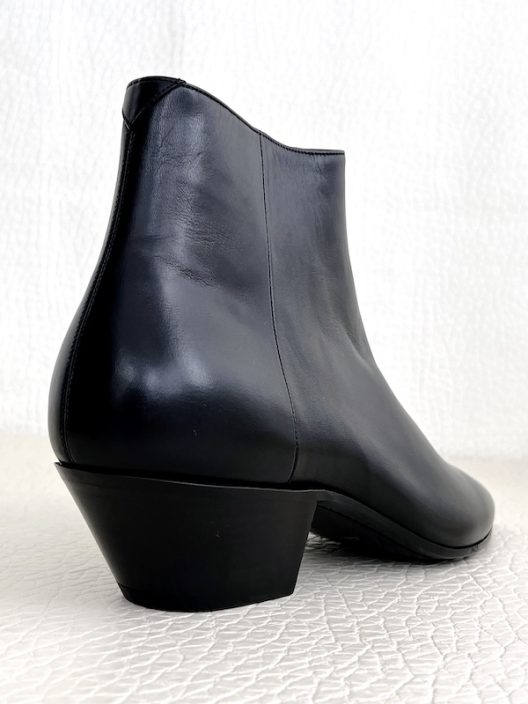 NWT YSL Saint Laurent JONAS 40 Black Leather Boots